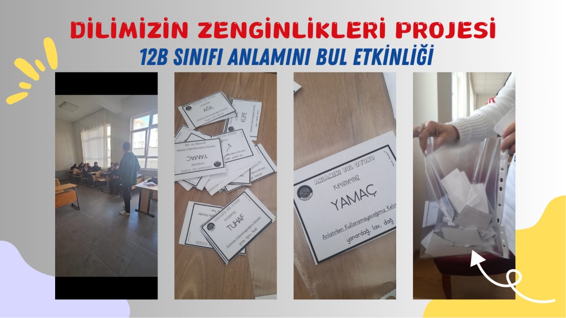 12B Sınıfı Anlamını Bul Oyunu