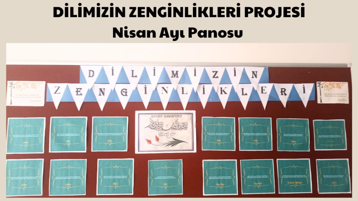 Nisan ayı çalışmaları